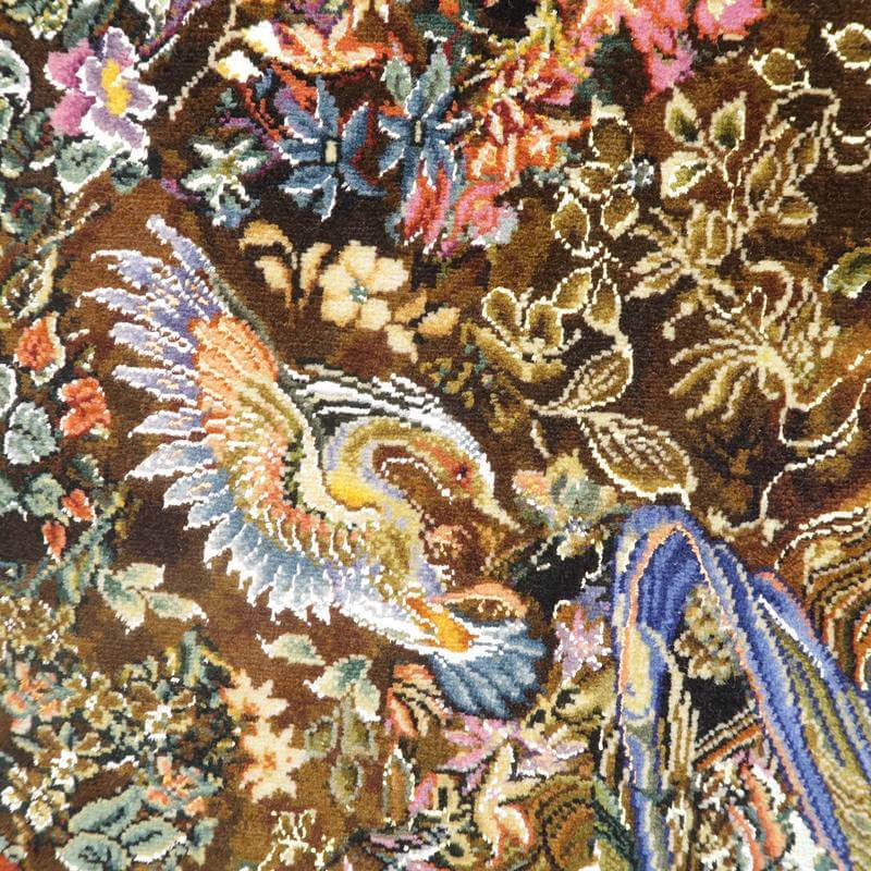 ペルシャ絨毯タブリーズ絵画 125×92cm(FP-8)