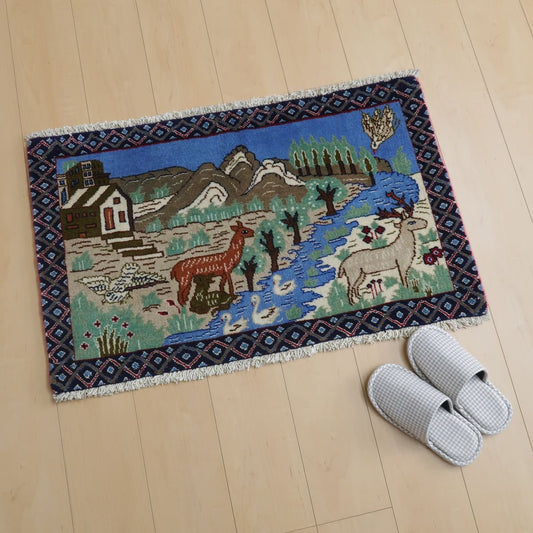 トライバルラグ/シラーズ  57×91cm(FS-11078)