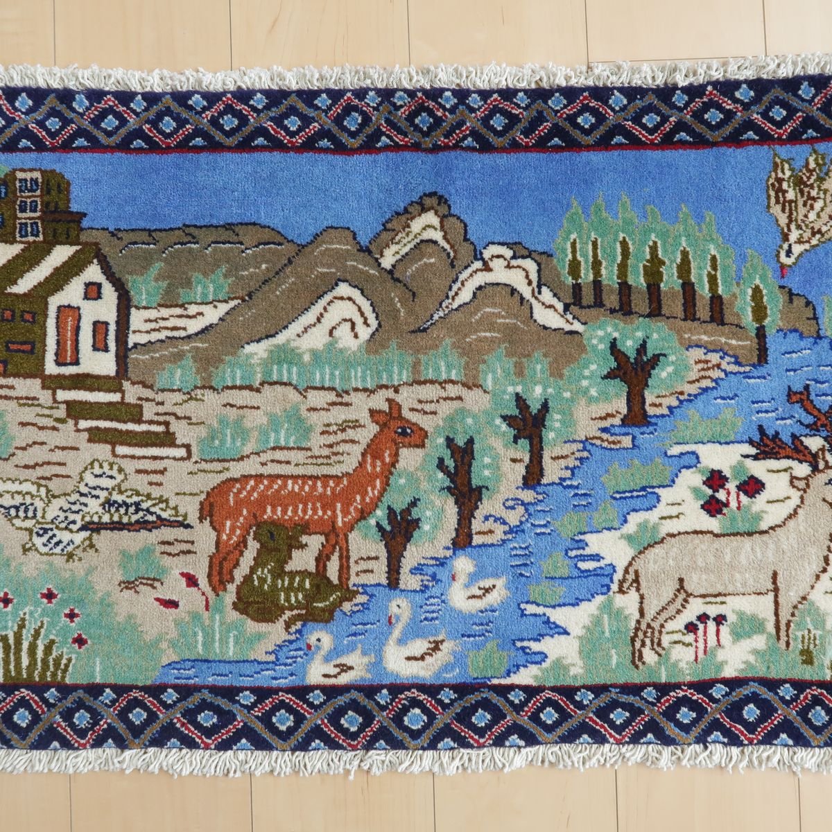 トライバルラグ/シラーズ  57×91cm(FS-11078)