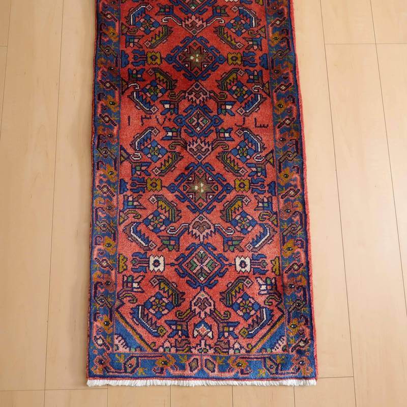 ビンテージ トライバルラグ/ヴィス 1991年頃/135×58cm(FS-22062)