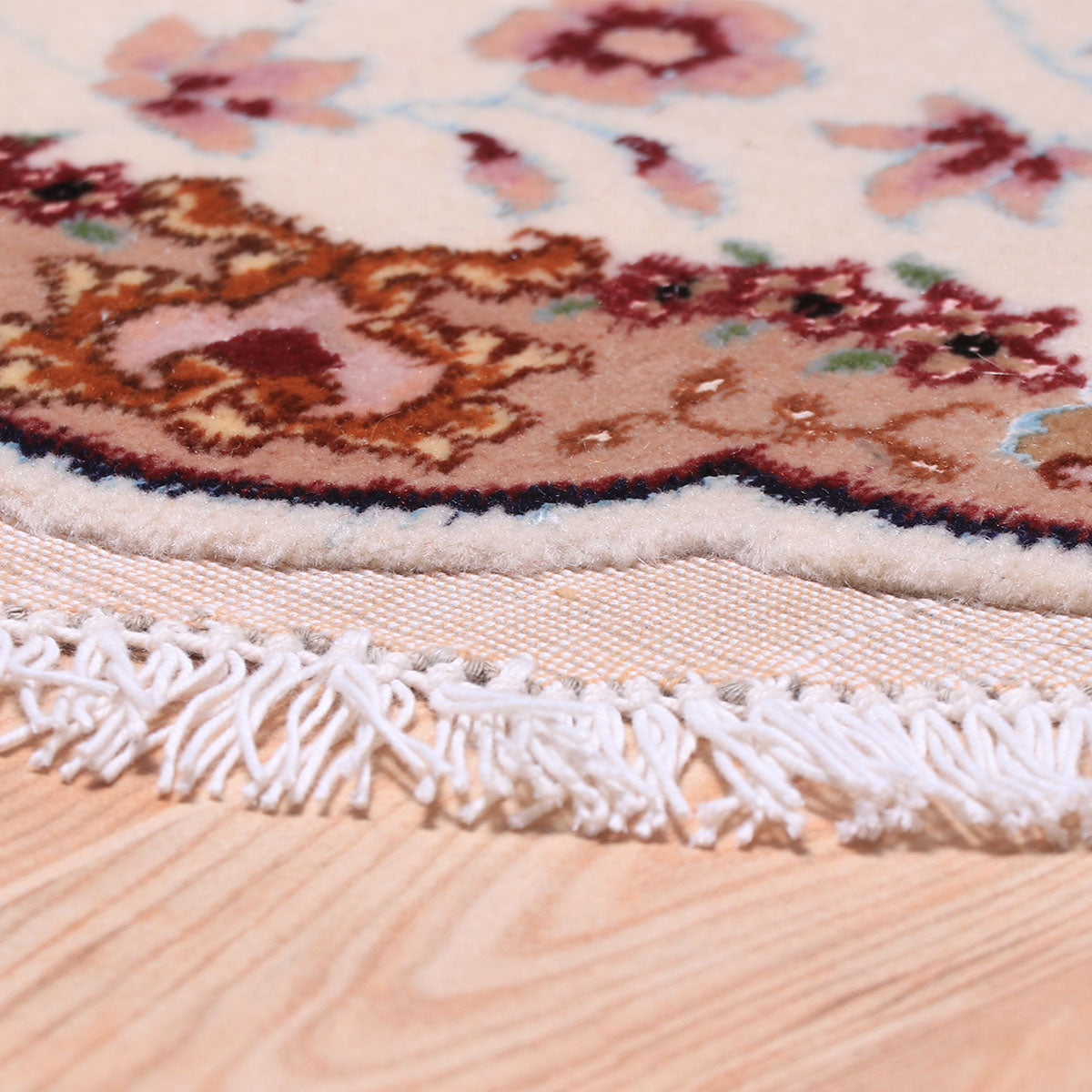 ペルシャ絨毯(イラン産)タブリーズ 82×57cm(FS-70008)