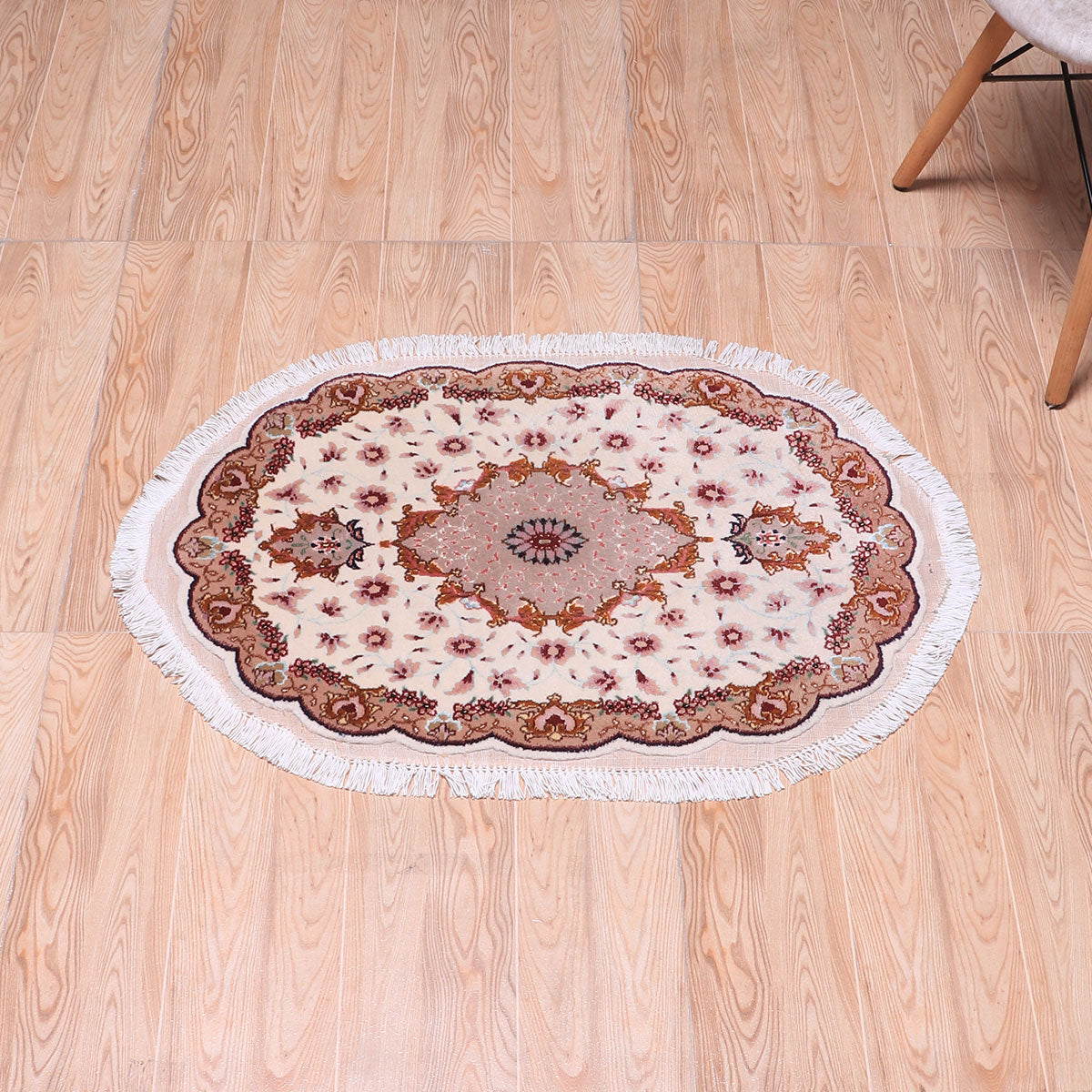 ペルシャ絨毯(イラン産)タブリーズ 82×57cm(FS-70008)