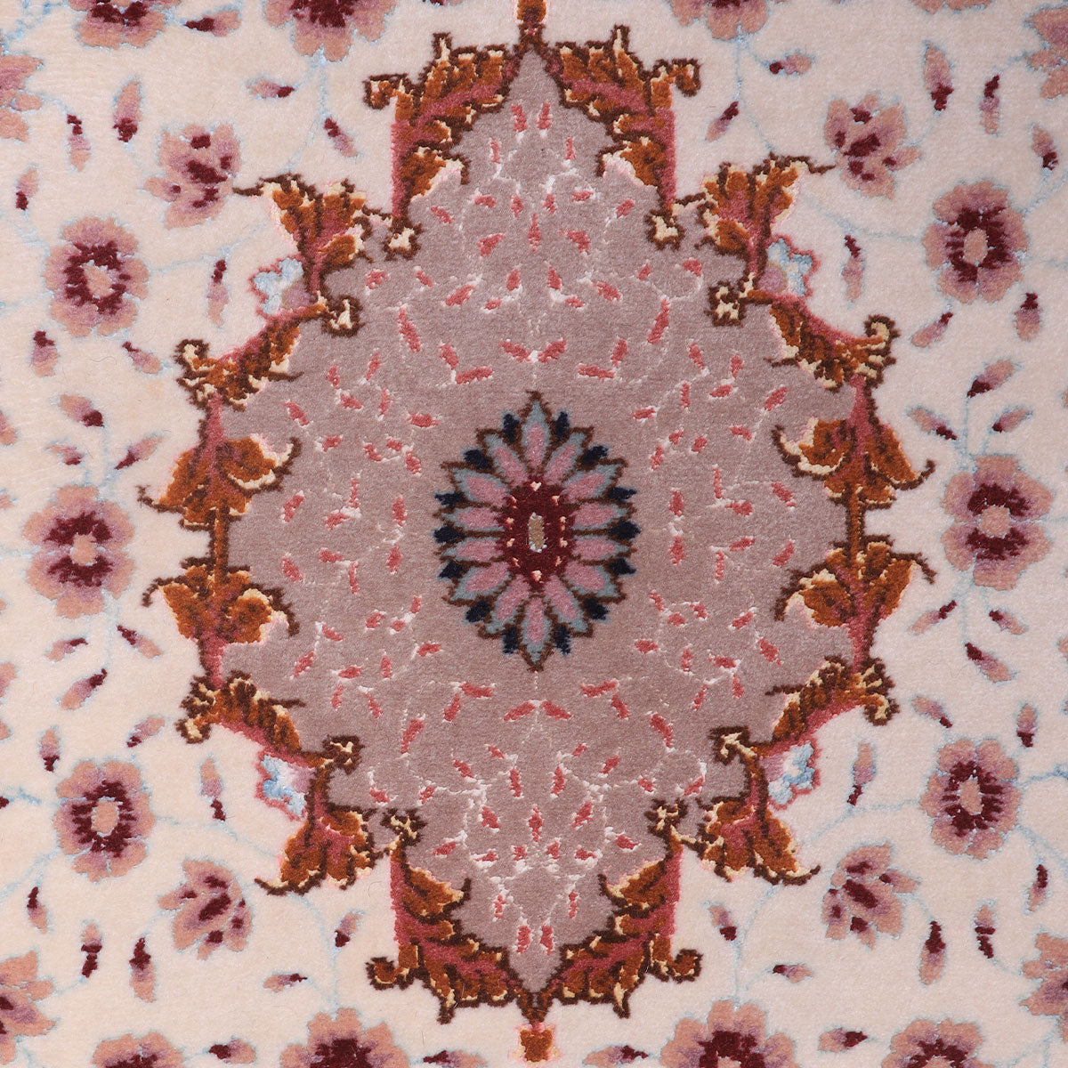 ペルシャ絨毯(イラン産)タブリーズ 82×57cm(FS-70008)