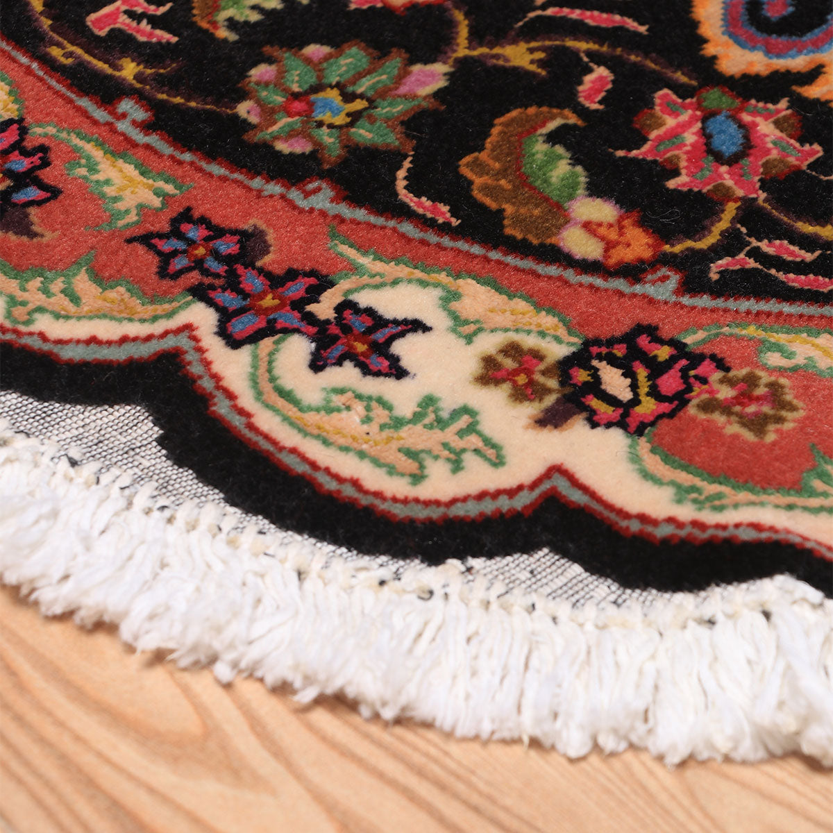 ペルシャ絨毯(イラン産)タブリーズ 67×48cm(FS-70009)