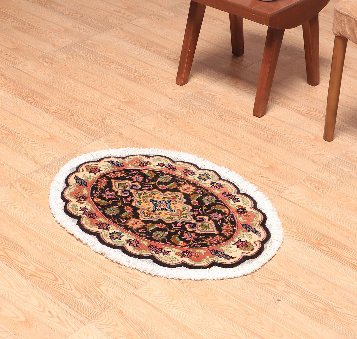 ペルシャ絨毯(イラン産)タブリーズ 67×48cm(FS-70009)