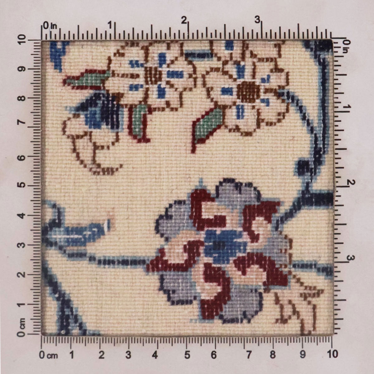 ペルシャ絨毯(イラン産)ナイン 86×59cm(FS-70012)