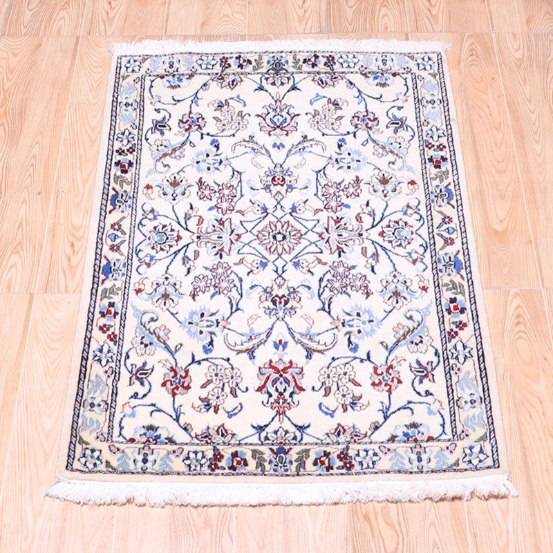 ペルシャ絨毯(イラン産)ナイン 86×59cm(FS-70012)