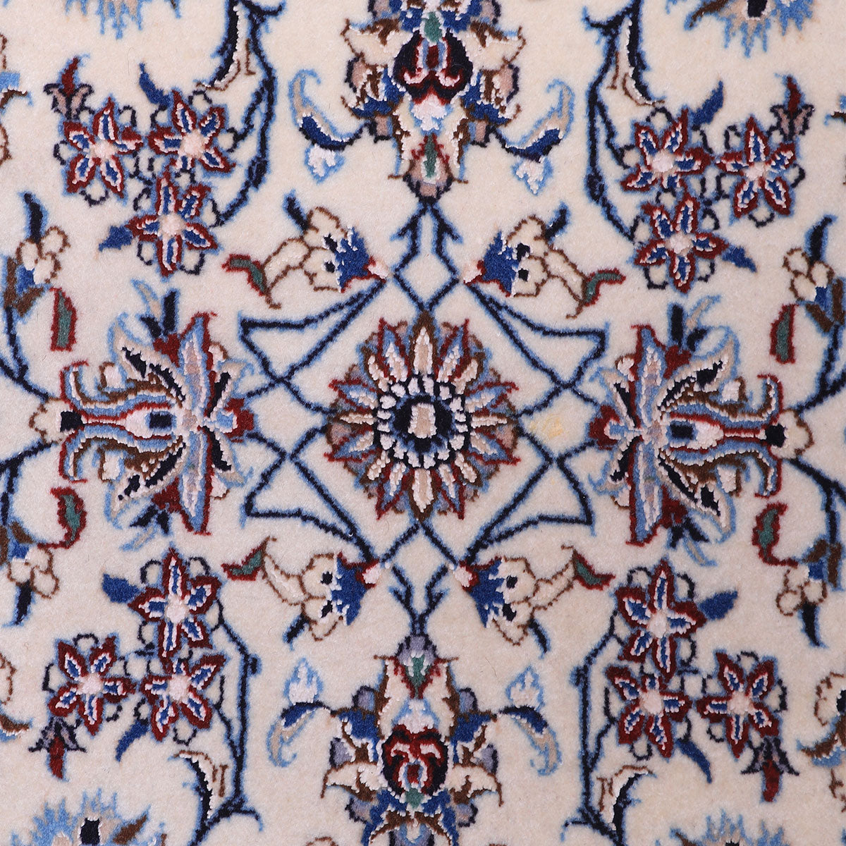 ペルシャ絨毯(イラン産)ナイン 86×59cm(FS-70012)