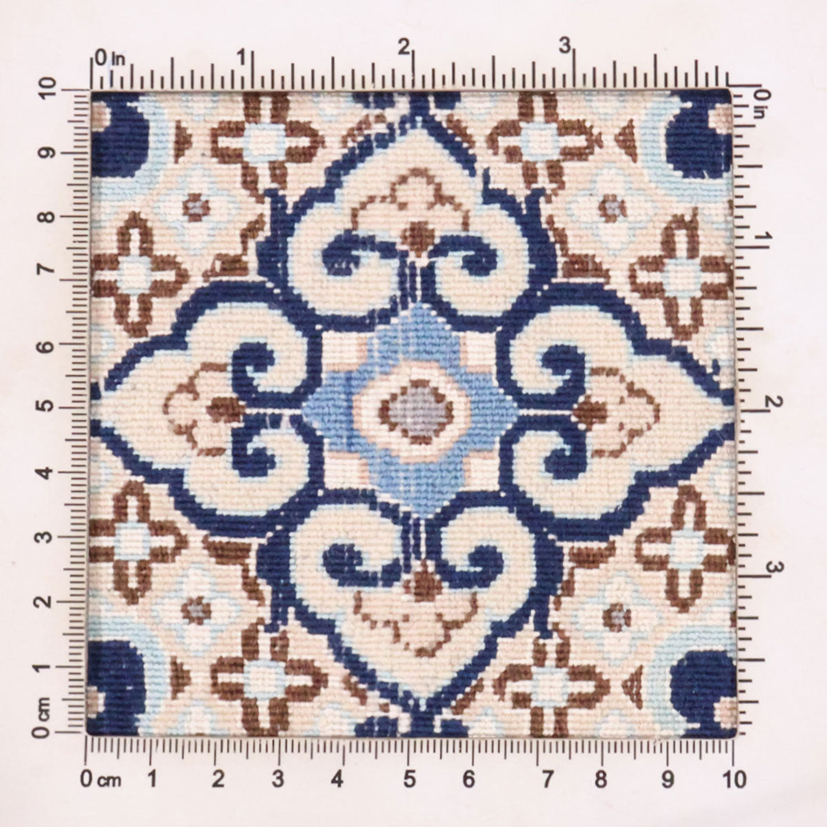 ペルシャ絨毯(イラン産)ナイン 88×60cm(FS-70013)