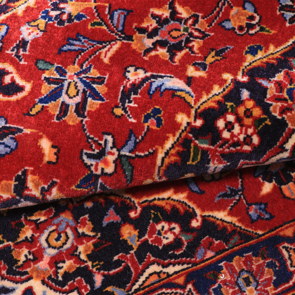 ペルシャ絨毯(イラン産)カーシャーン 98×70cm(FS-70015)