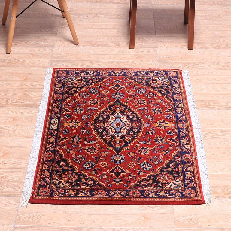 ペルシャ絨毯(イラン産)カーシャーン 98×70cm(FS-70015)