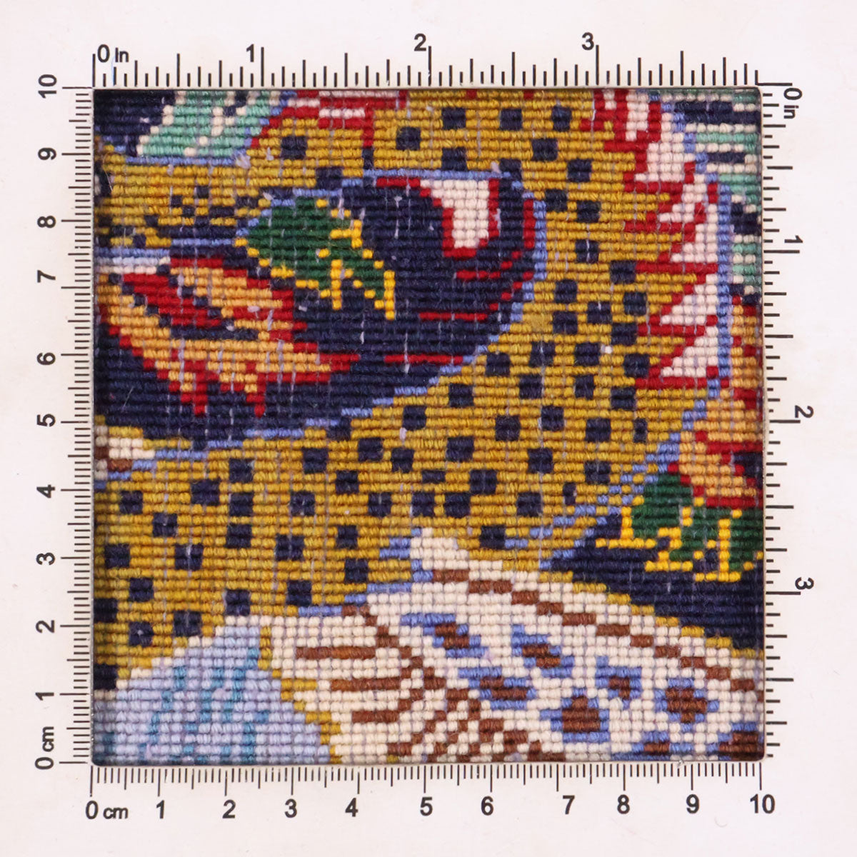 ペルシャ絨毯(イラン産)カーシャーン 94×73cm(FS-70016)