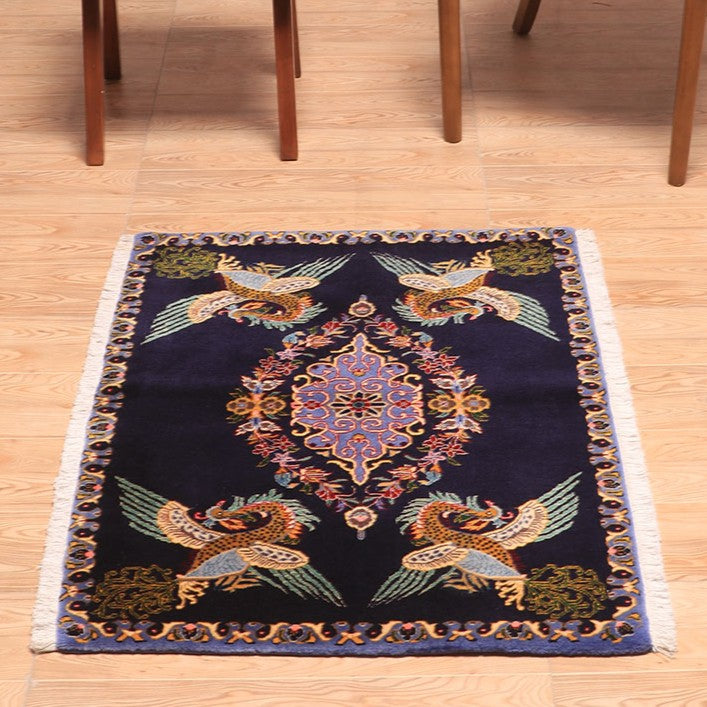 ペルシャ絨毯(イラン産)カーシャーン 94×73cm(FS-70016)
