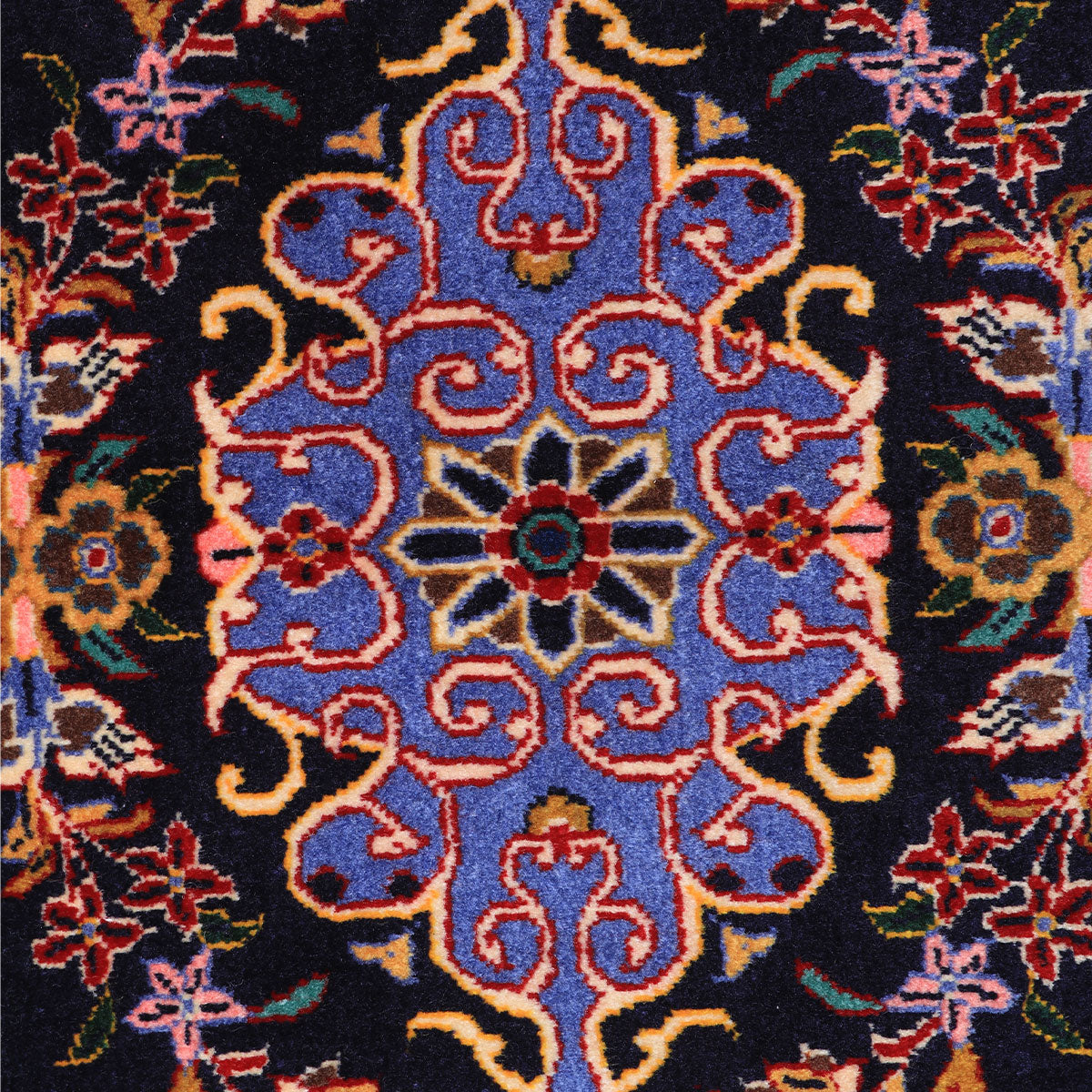 ペルシャ絨毯(イラン産)カーシャーン 94×73cm(FS-70016)