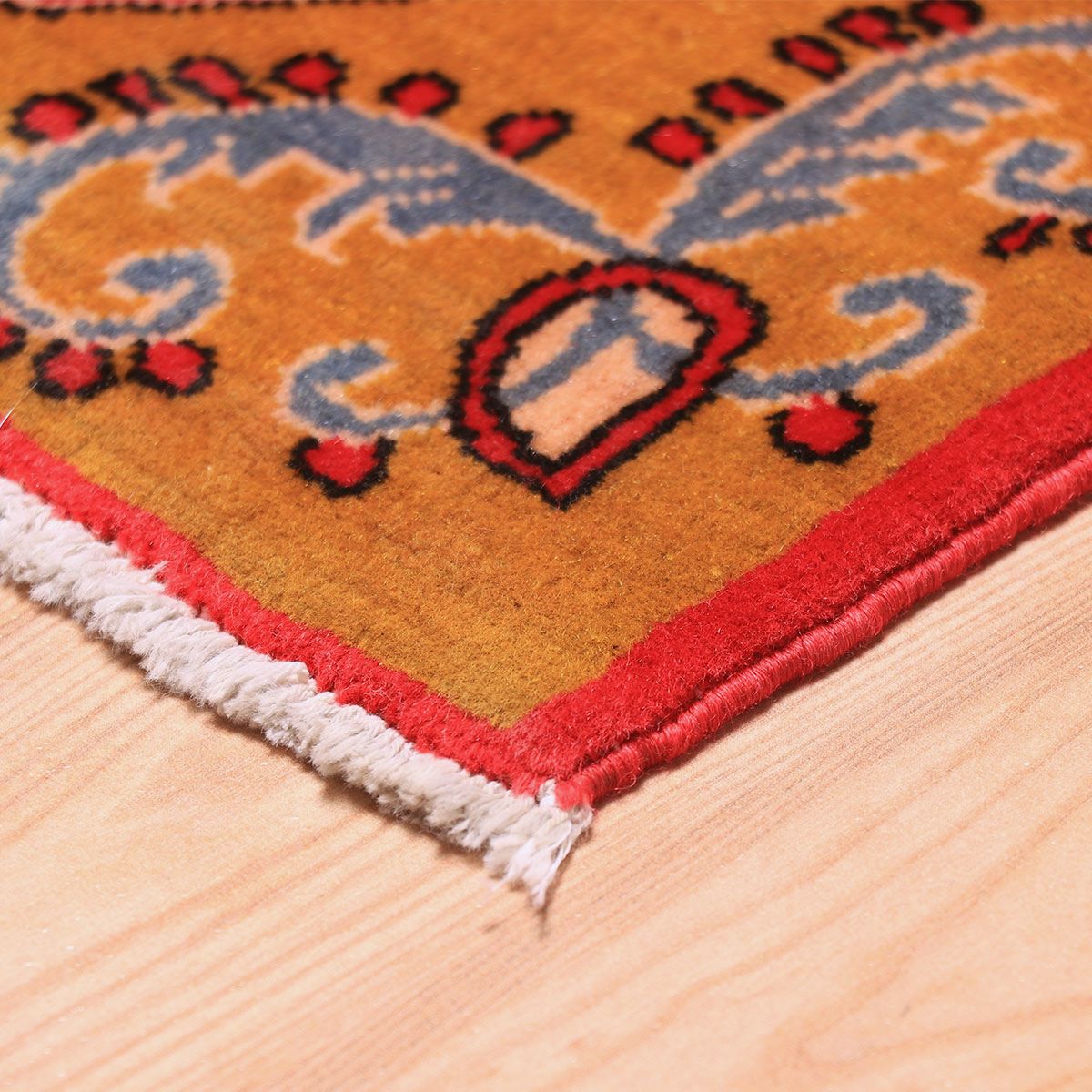 ペルシャ絨毯(イラン産)カーシャーン 94×70cm(FS-70018)