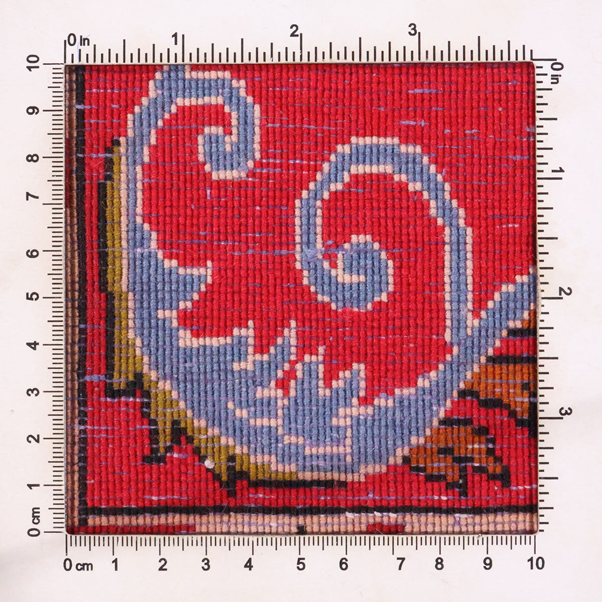 ペルシャ絨毯(イラン産)カーシャーン 94×70cm(FS-70018)