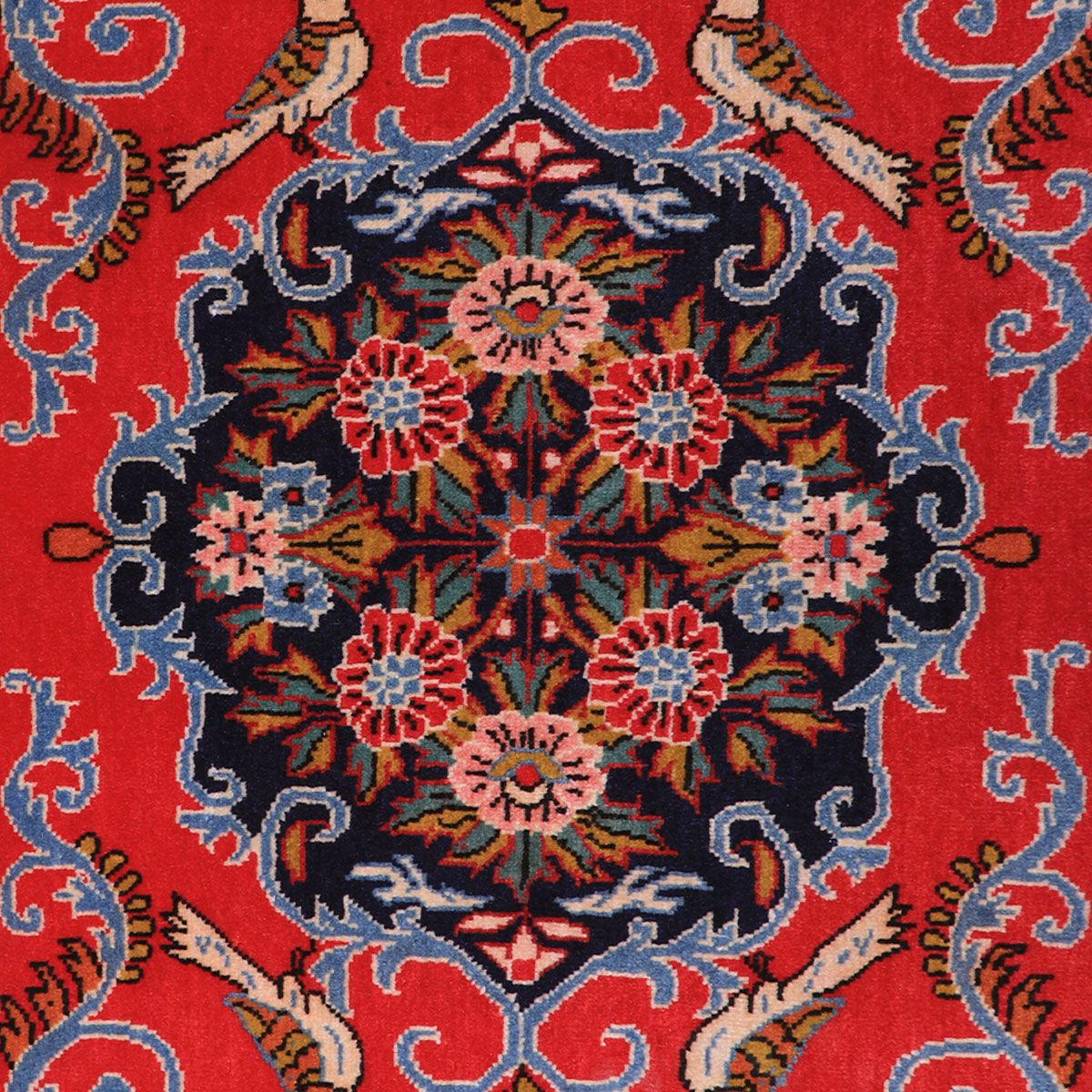 ペルシャ絨毯(イラン産)カーシャーン 94×70cm(FS-70018)