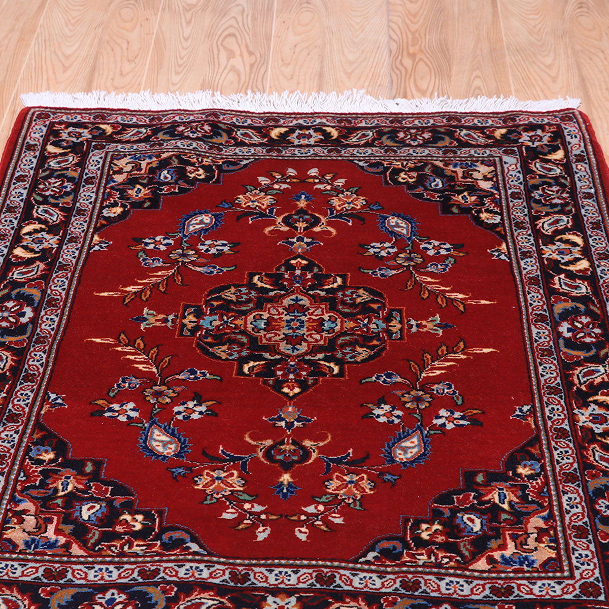 ペルシャ絨毯(イラン産)カーシャーン 91×69cm(FS-70019)