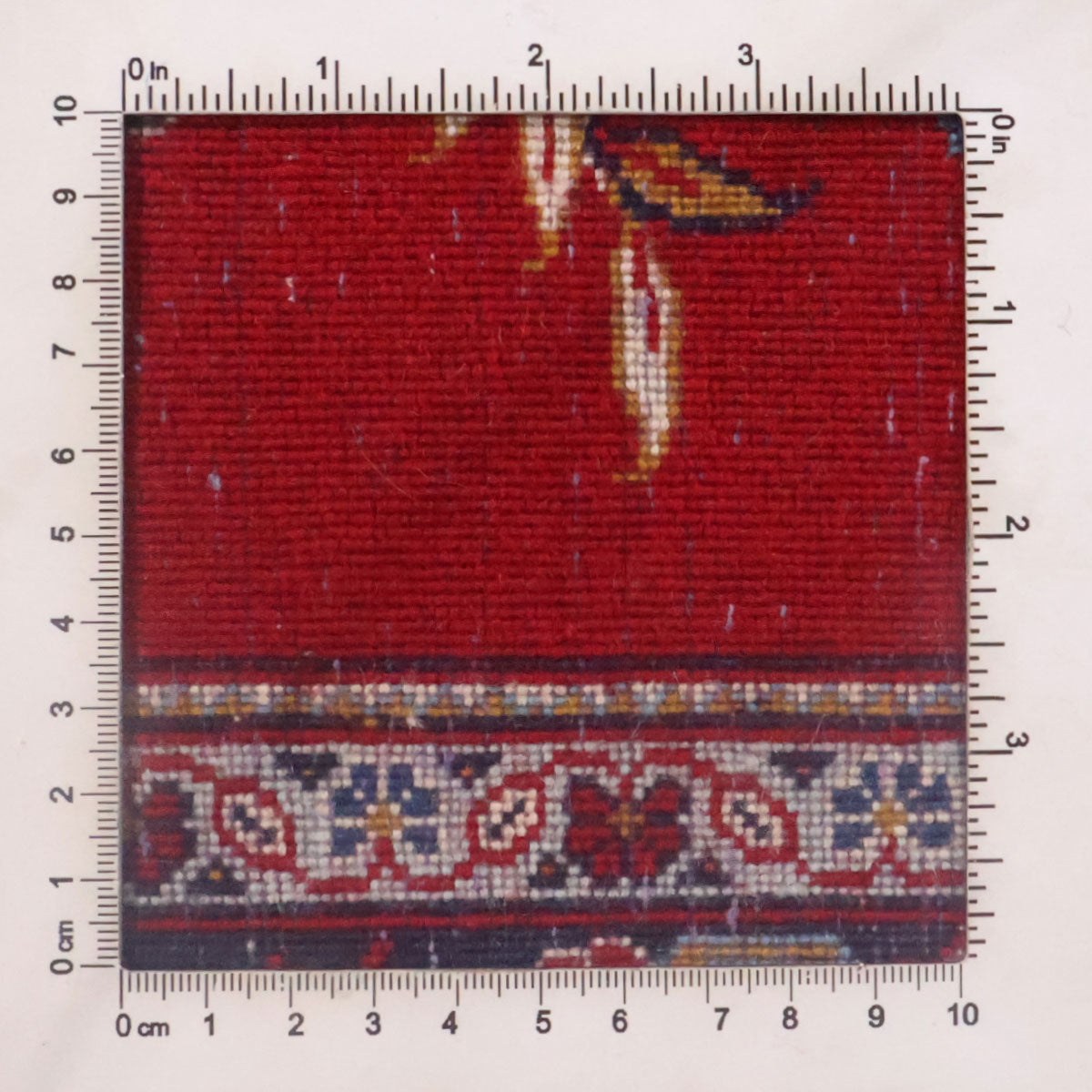 ペルシャ絨毯(イラン産)カーシャーン 91×69cm(FS-70019)