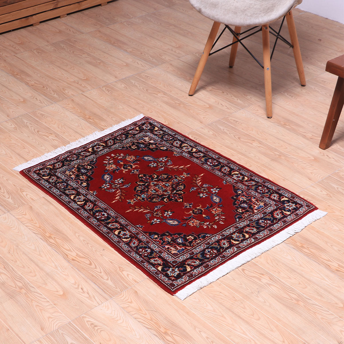 ペルシャ絨毯(イラン産)カーシャーン 91×69cm(FS-70019)