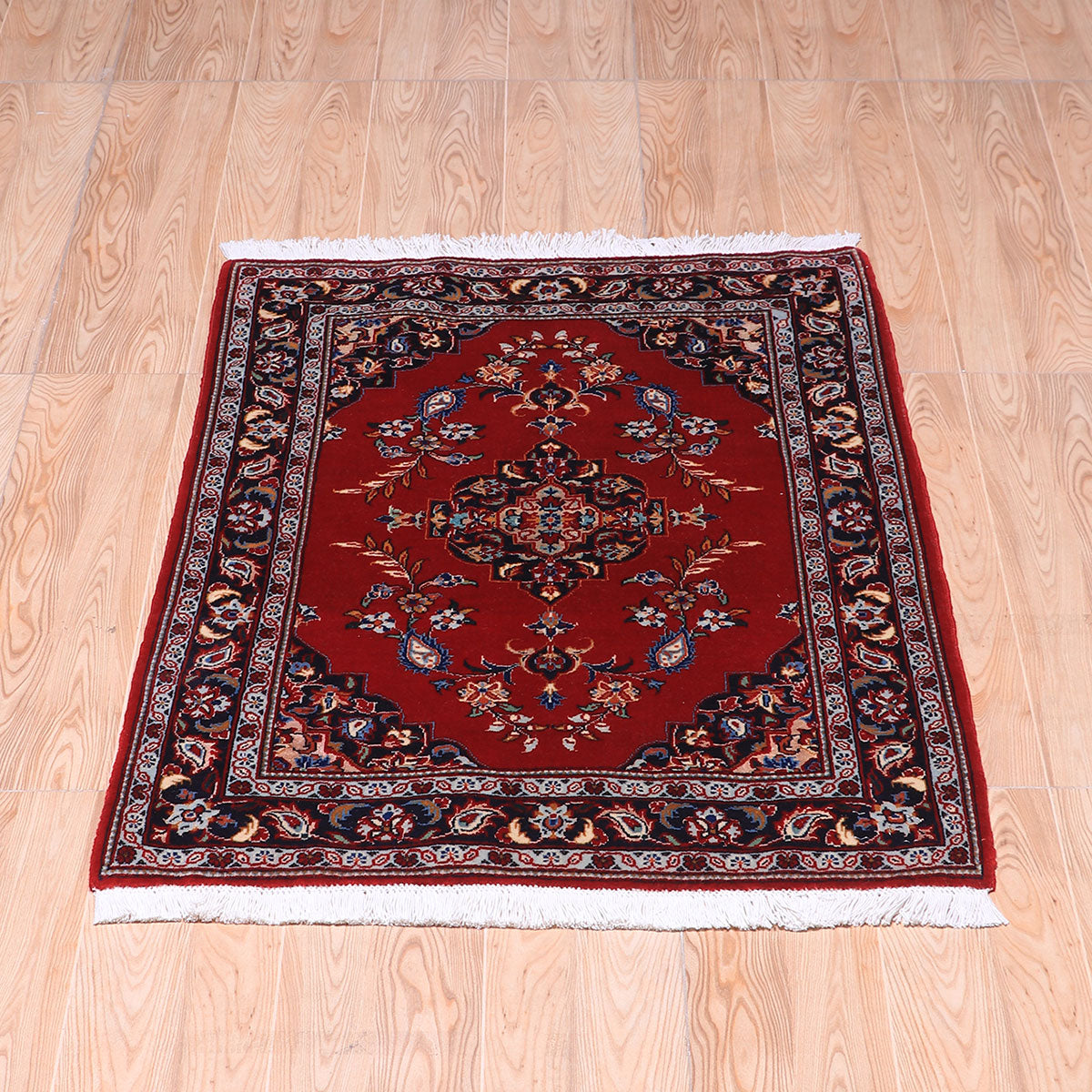 ペルシャ絨毯(イラン産)カーシャーン 91×69cm(FS-70019)