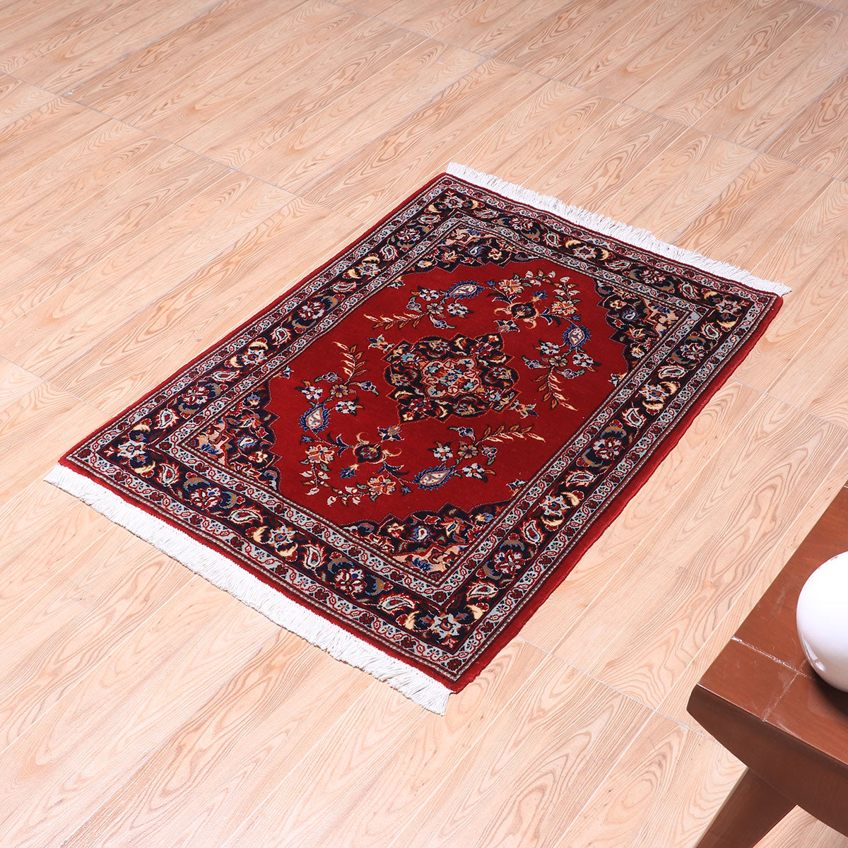 ペルシャ絨毯(イラン産)カーシャーン 91×69cm(FS-70019)