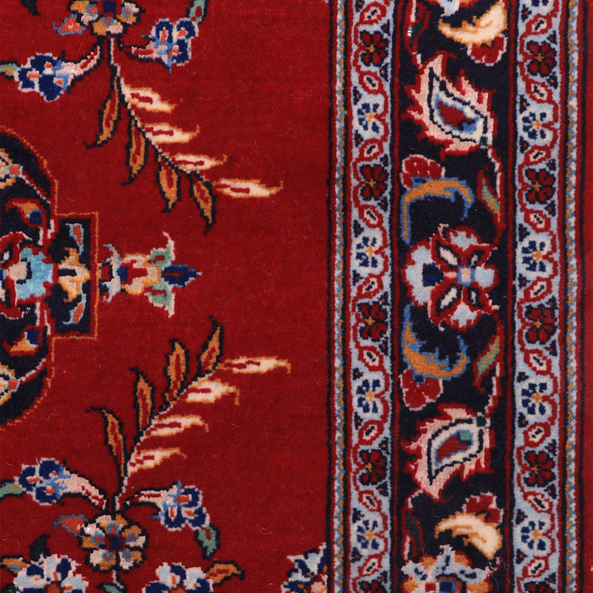 ペルシャ絨毯(イラン産)カーシャーン 91×69cm(FS-70019)