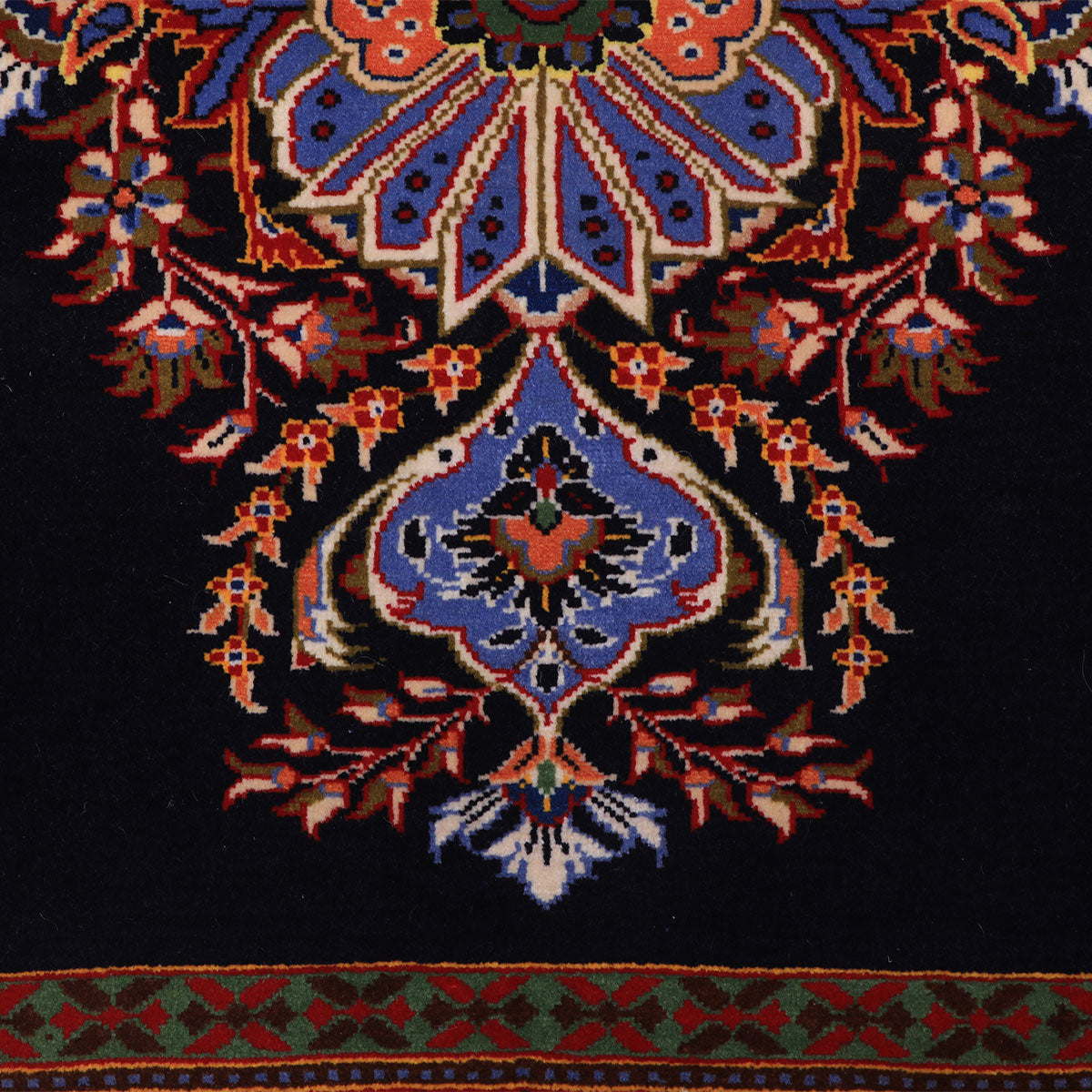ペルシャ絨毯(イラン産)カーシャーン 91×78cm(FS-70020)