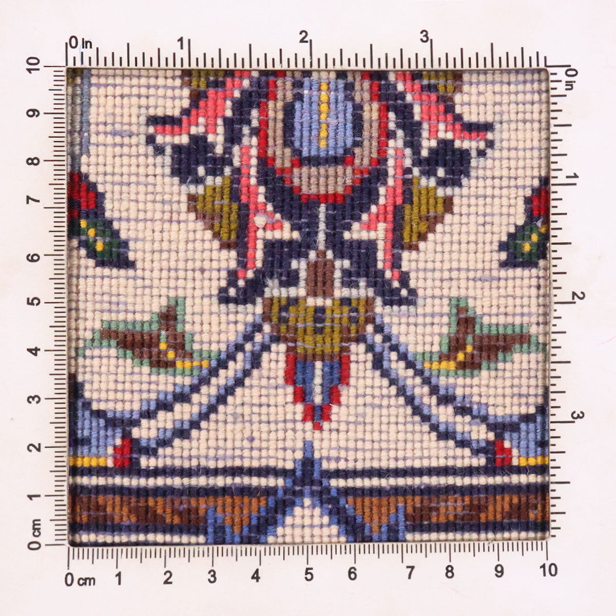 ペルシャ絨毯(イラン産)カーシャーン 96×76cm(FS-70021)