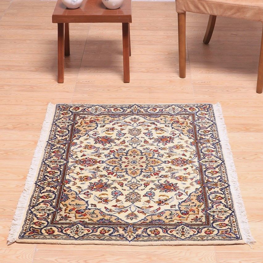 ペルシャ絨毯(イラン産)カーシャーン 96×76cm(FS-70021)