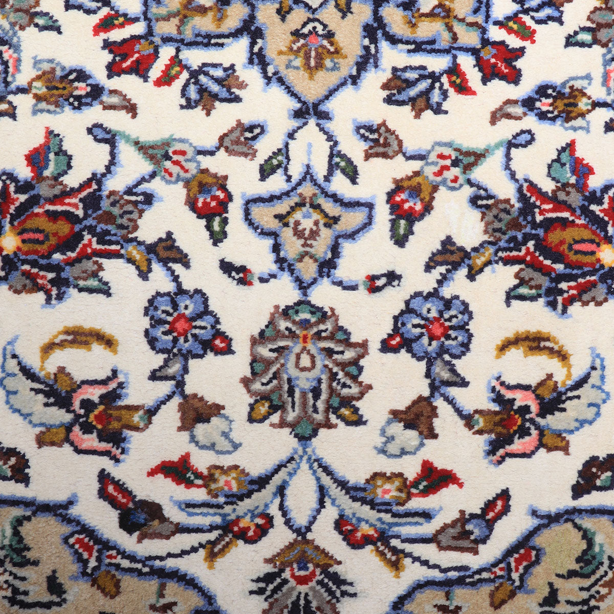 ペルシャ絨毯(イラン産)カーシャーン 96×76cm(FS-70021)