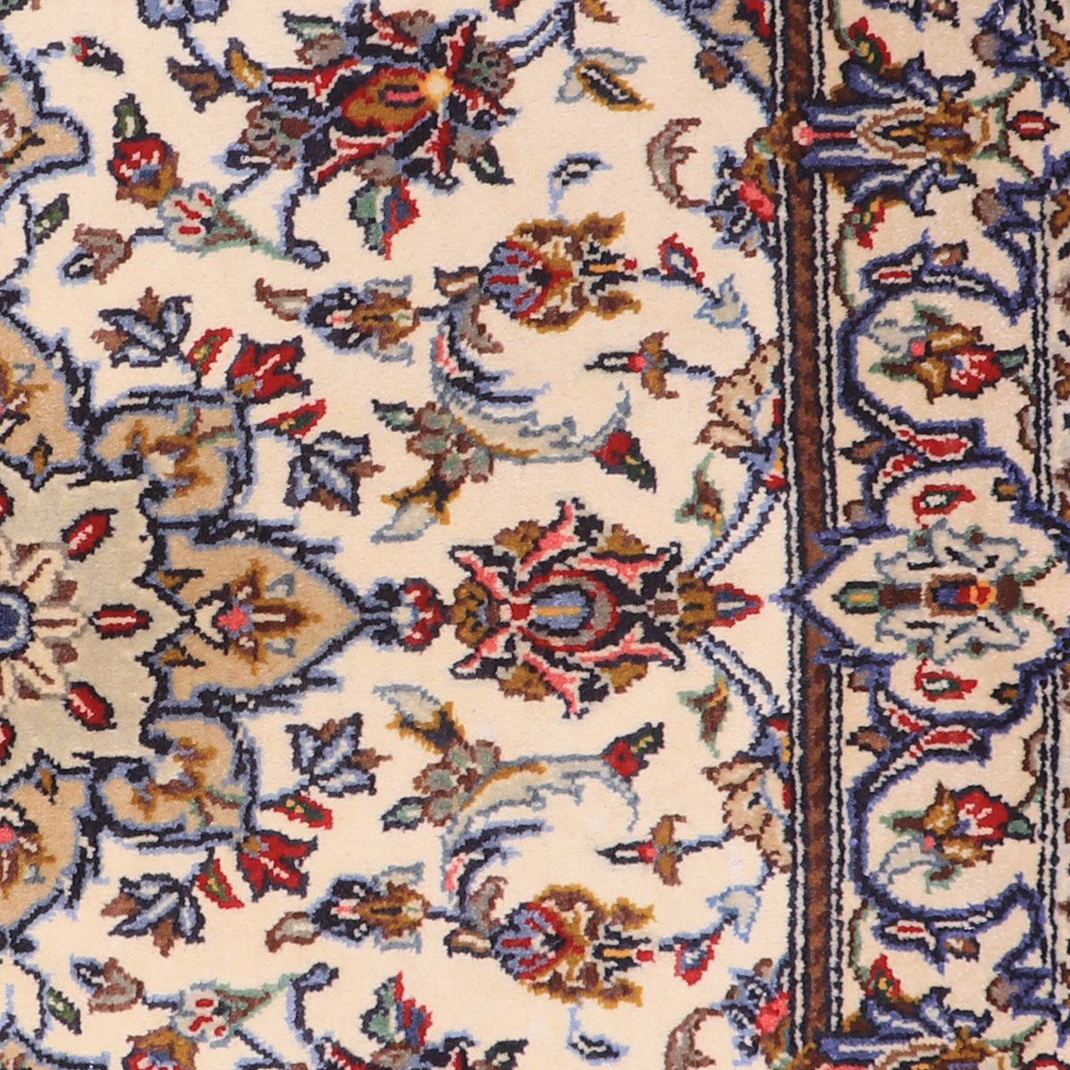 ペルシャ絨毯(イラン産)カーシャーン 96×76cm(FS-70021)