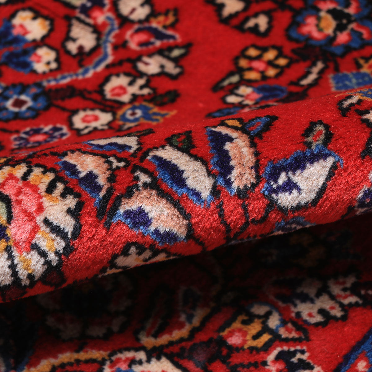 ペルシャ絨毯(イラン産)サルーク 132×79cm(FS-70022)