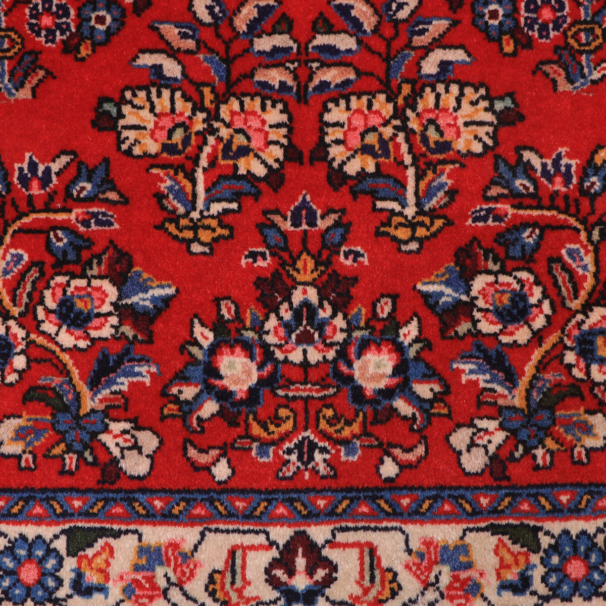 ペルシャ絨毯(イラン産)サルーク 132×79cm(FS-70022)