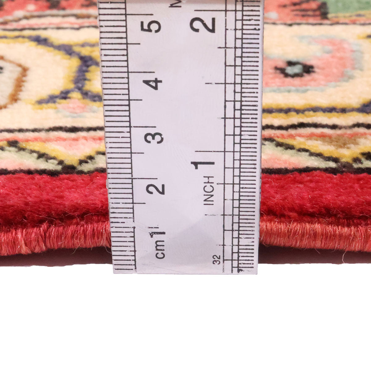 ペルシャ絨毯(イラン産)クム 90×65cm(FS-70024)
