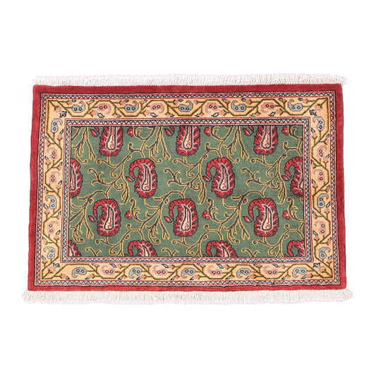 ペルシャ絨毯(イラン産)クム 97×63cm(FS-70025)