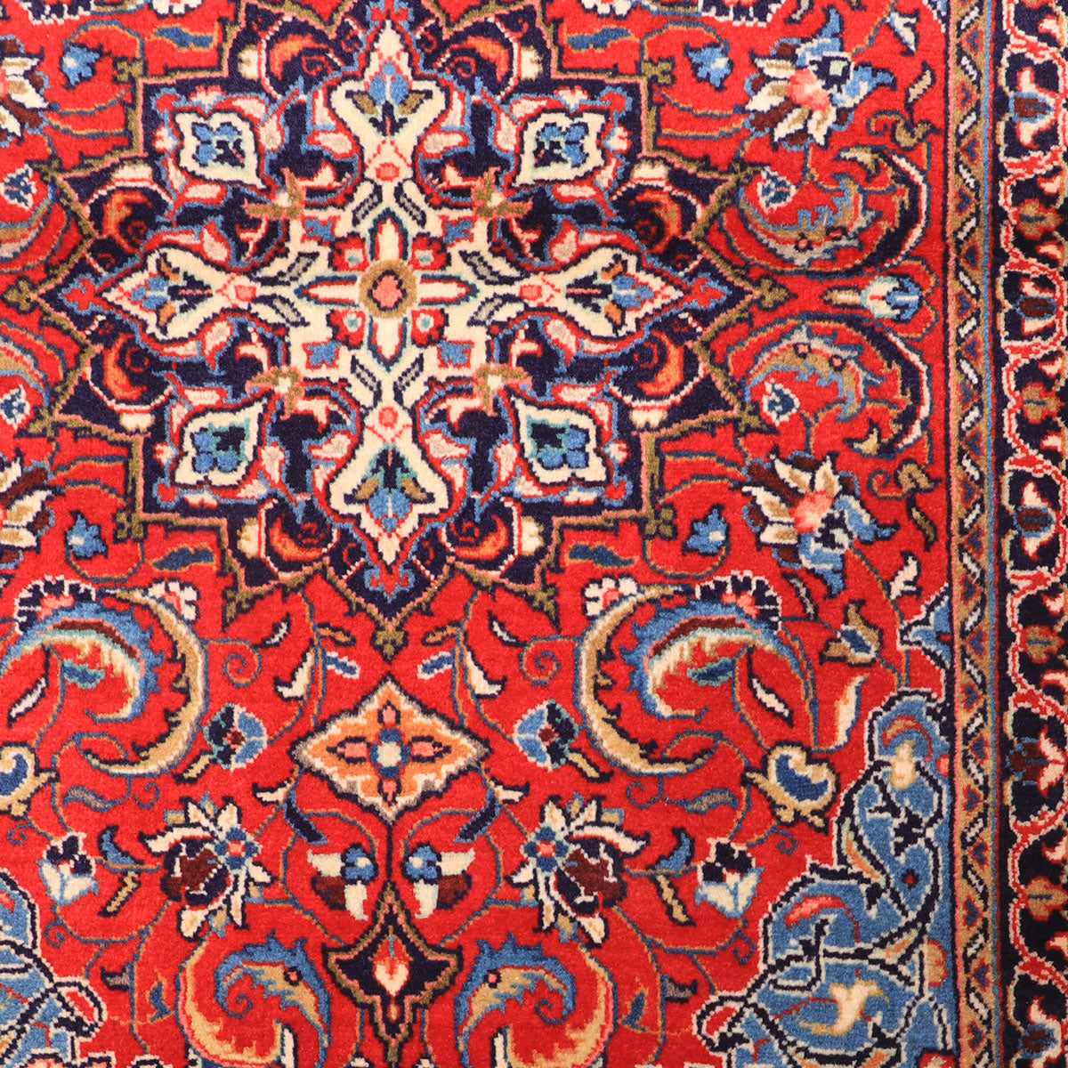 ペルシャ絨毯(イラン産)サルーク 132×77cm(FS-70027)