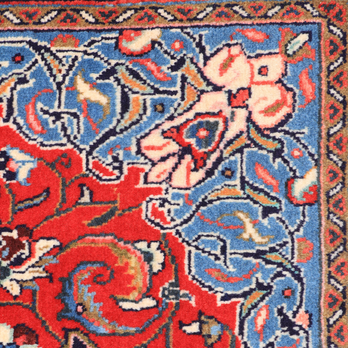 ペルシャ絨毯(イラン産)サルーク 132×77cm(FS-70027)