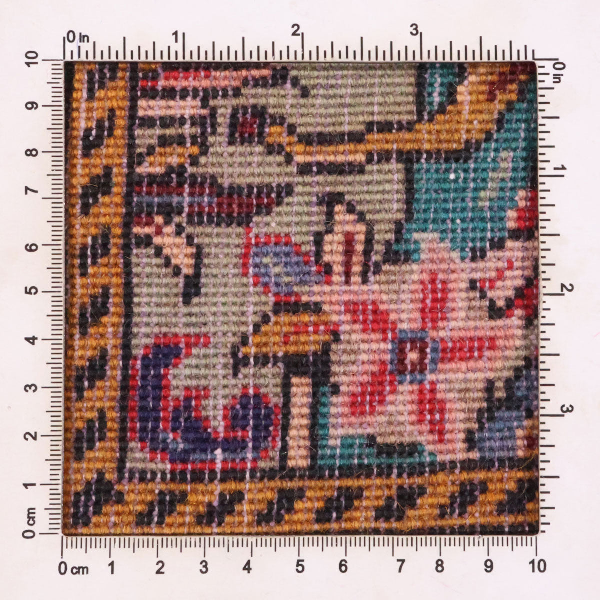 ペルシャ絨毯(イラン産)サルーク 103×69cm(FS-70028)