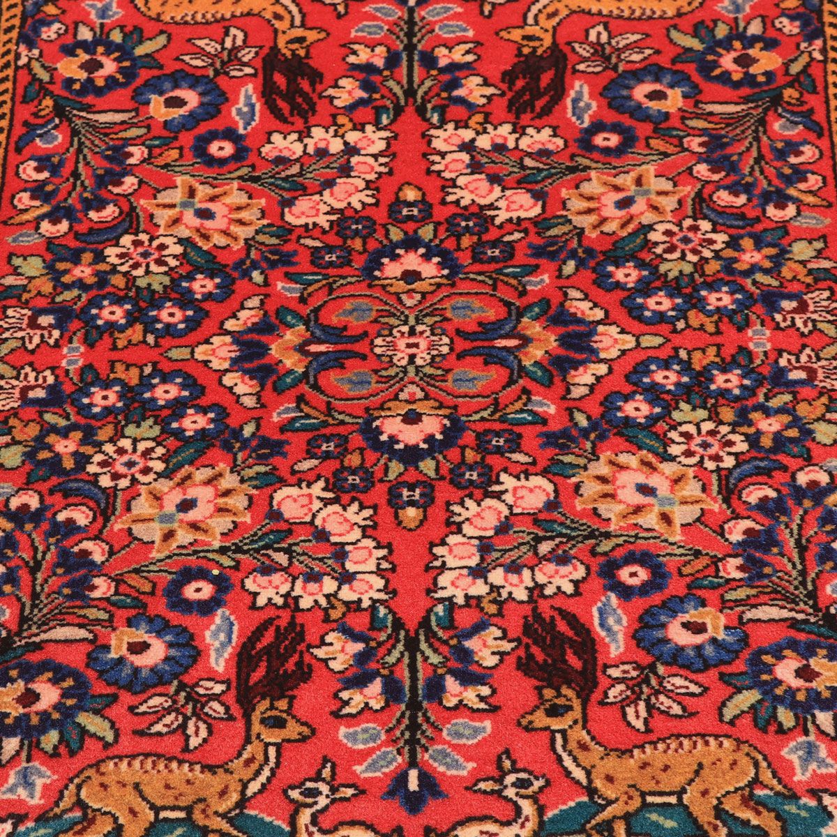 ペルシャ絨毯(イラン産)サルーク 103×69cm(FS-70028)