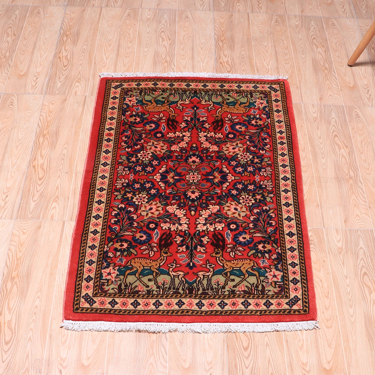 ペルシャ絨毯(イラン産)サルーク 105×67cm(FS-70029)