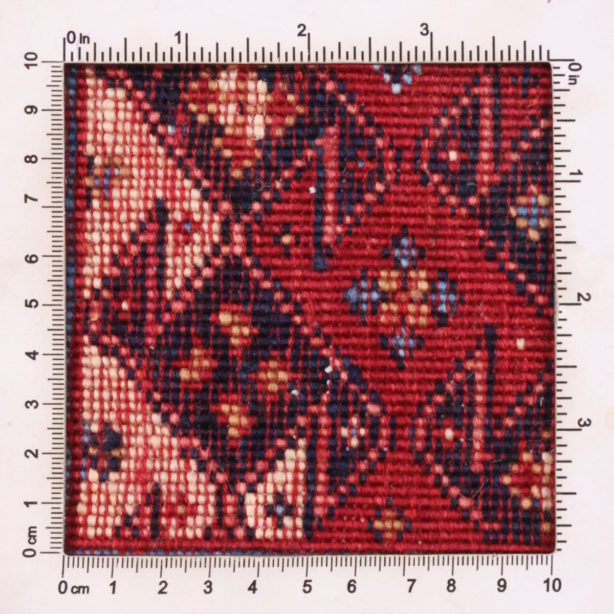 ペルシャ絨毯(イラン産)ビジャー 46×41cm(FS-70030)