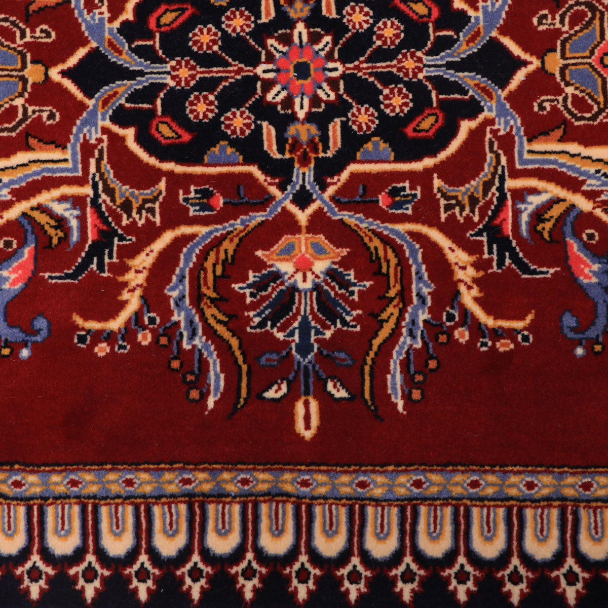 ペルシャ絨毯(イラン産)カーシャーン 101×64cm(FS-70031)