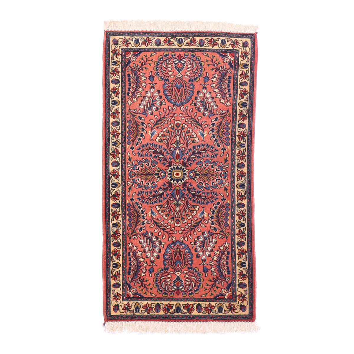 ペルシャ絨毯(イラン産)サルーク 127×67cm(FS-70036)