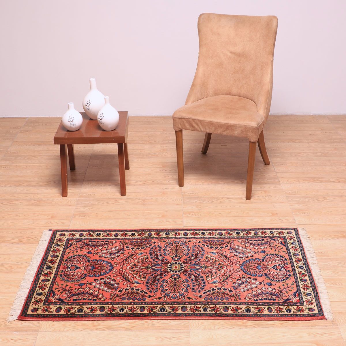 ペルシャ絨毯(イラン産)サルーク 127×67cm(FS-70036)