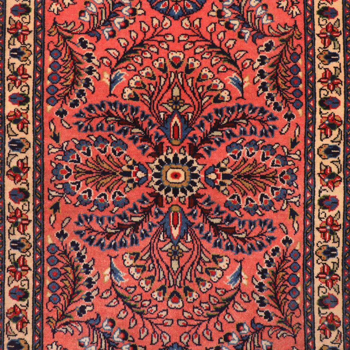 ペルシャ絨毯(イラン産)サルーク 127×67cm(FS-70036)