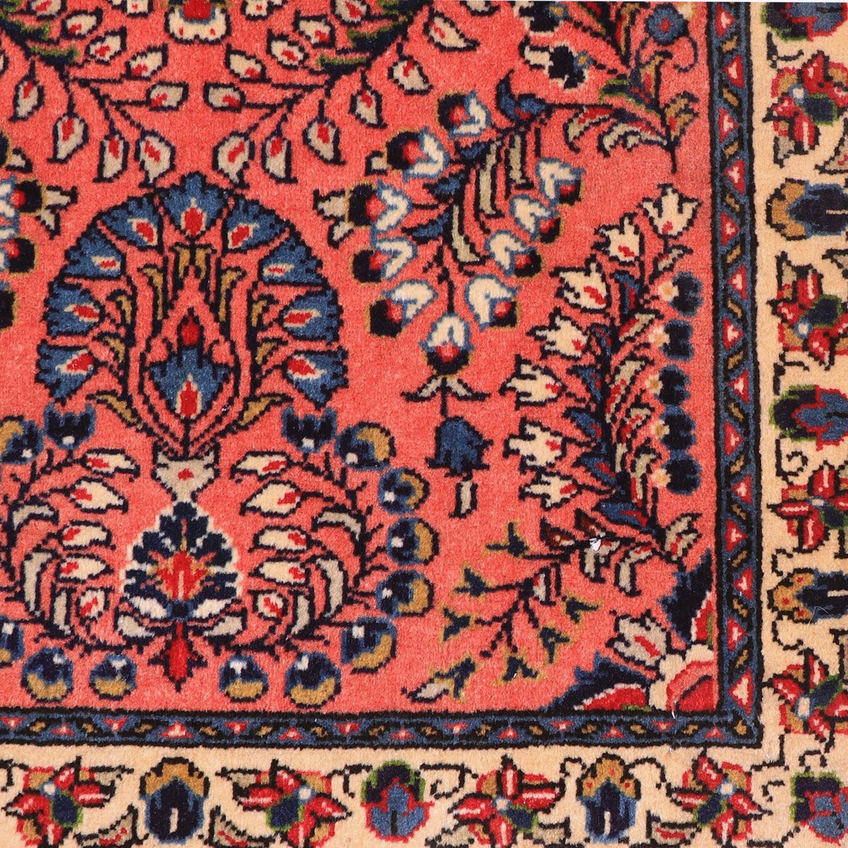 ペルシャ絨毯(イラン産)サルーク 127×67cm(FS-70036)