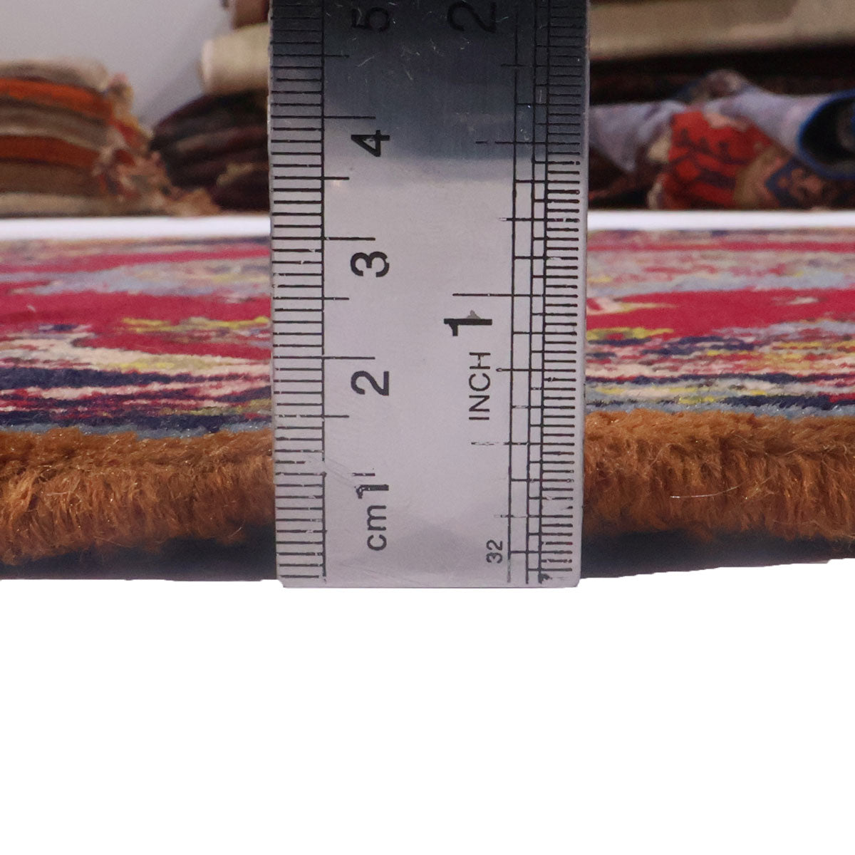 ペルシャ絨毯(イラン産)カーシャーン 90×66cm(FS-70037)
