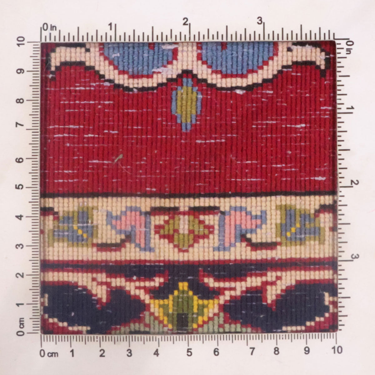 ペルシャ絨毯(イラン産)カーシャーン 90×66cm(FS-70037)