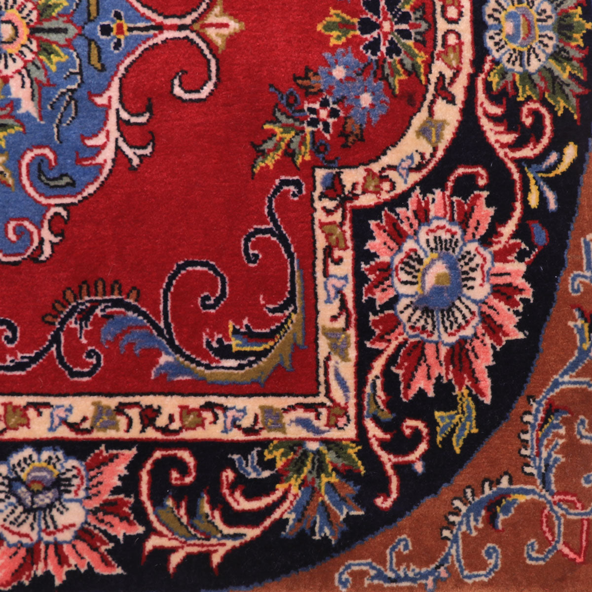 ペルシャ絨毯(イラン産)カーシャーン 90×66cm(FS-70037)